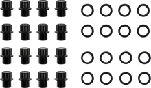 MOOSE OFFROAD Lug Nuts - Carbon Fiber Wheel - Steel - 12 mm x 1.50" - 16 Pack LNBOET1215ASTKT