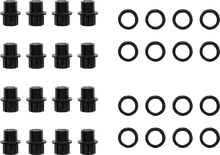 MOOSE OFFROAD Lug Nuts - Carbon Fiber Wheel - Steel - 3/8"-24 - 16 Pack LNBOET3824ASTKT