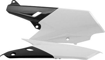 POLISPORT Side Panels - OEM White/Black - YZ 250/450 F | WRF 250/450 8607000002