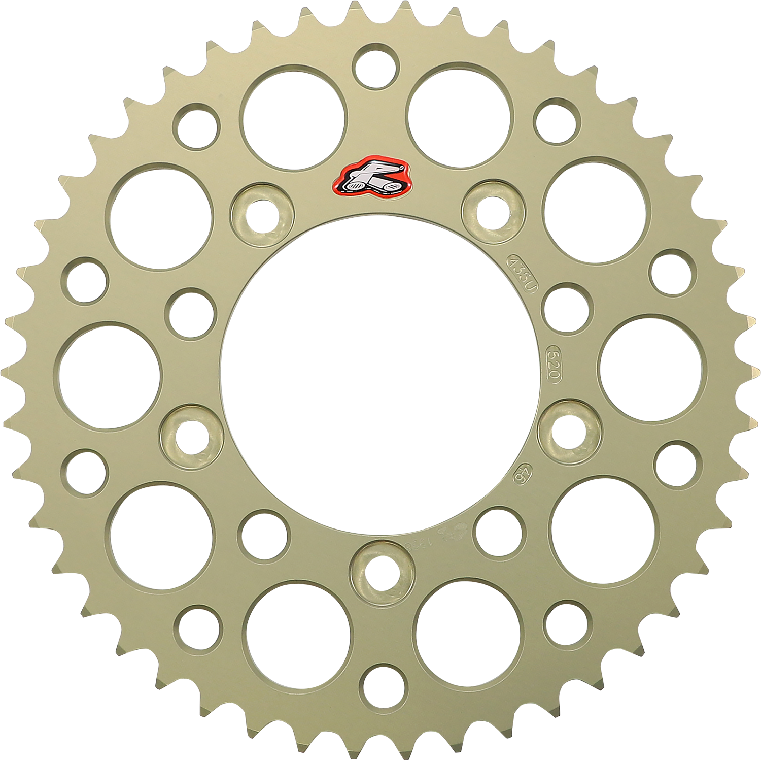 RENTHAL Rear Sprocket - Aluminum - 46 Tooth - Ducati 435U-520-46P-HA