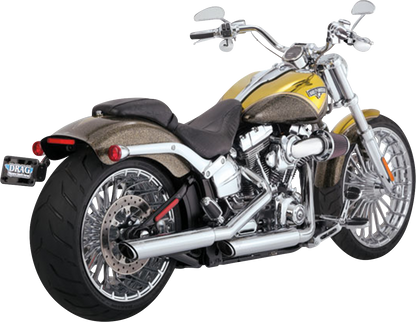 VANCE & HINES 3" Twin Slash Slip-On Muffler - Chrome 16335