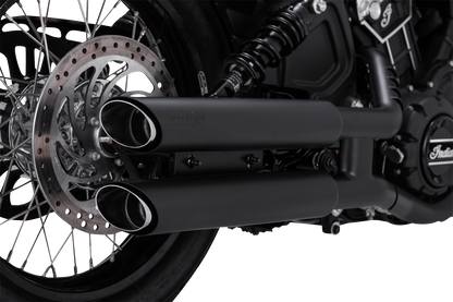 VANCE & HINES 3" Twin Slash Slip-On Mufflers - Black 48323