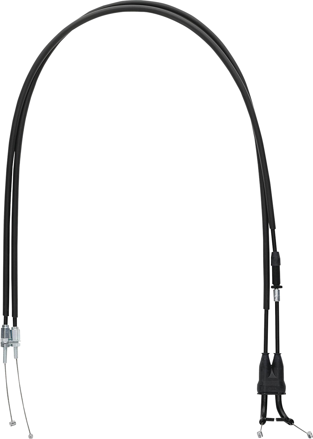 MOOSE OFFROAD Black Vinyl Throttle Cable - Stock Length - Honda 45-1273