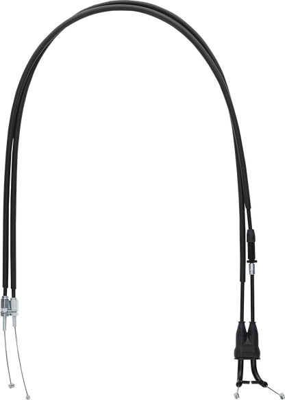 MOOSE OFFROAD Black Vinyl Throttle Cable - Stock Length - Honda 45-1273