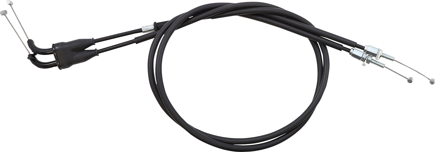 MOOSE OFFROAD Black Vinyl Throttle Cable - Stock Length - Honda 45-1273