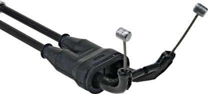 MOOSE OFFROAD Black Vinyl Throttle Cable - Stock Length - Honda 45-1273