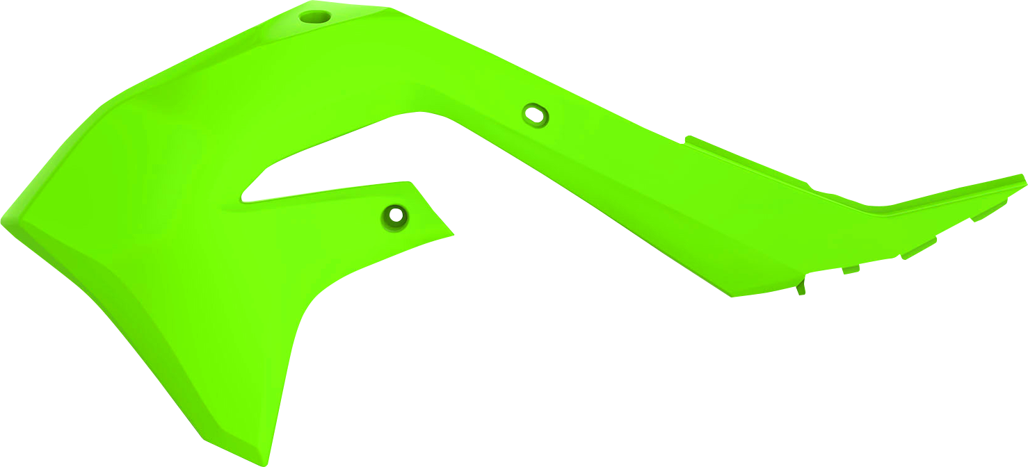 POLISPORT Radiator Cover - Lime Green - KX 250/450 F 8423400005