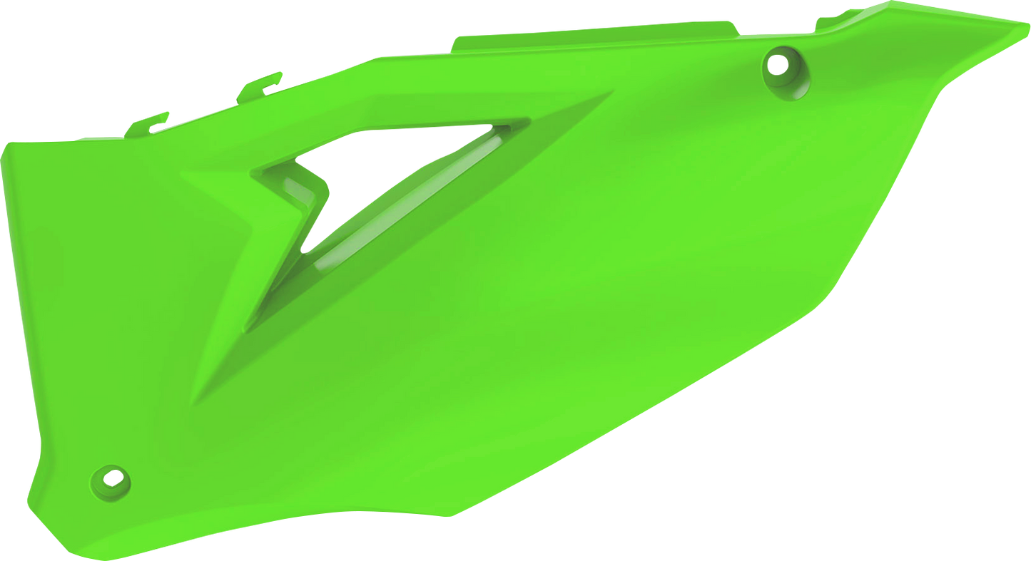 POLISPORT Side Panels - Lime Green - KX 250/450 F 8423500005
