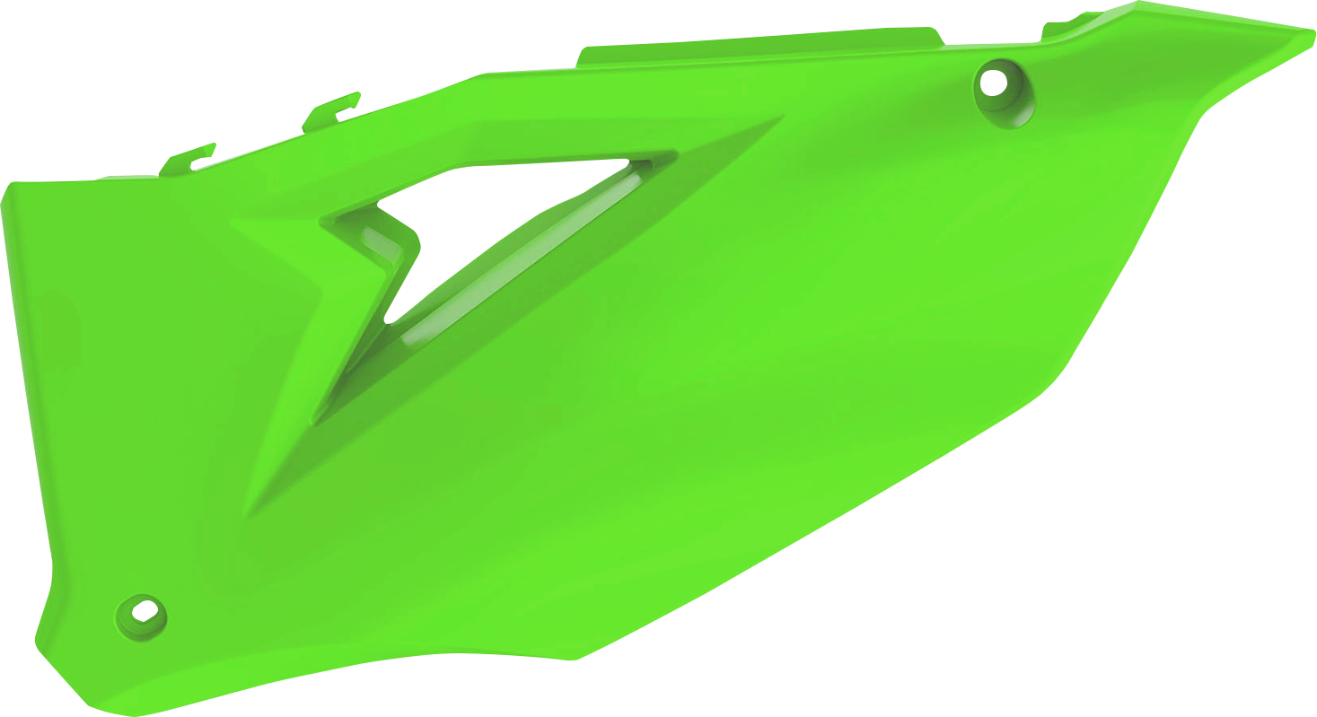 POLISPORT Side Panels - Lime Green - KX 250/450 F 8423500005