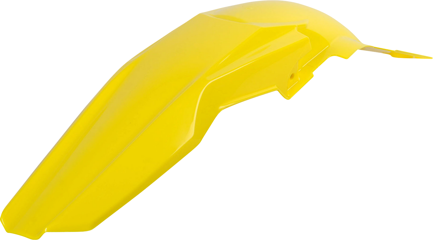 POLISPORT Fender - Rear - '01 RM Yellow - RMZ 450 8565500001