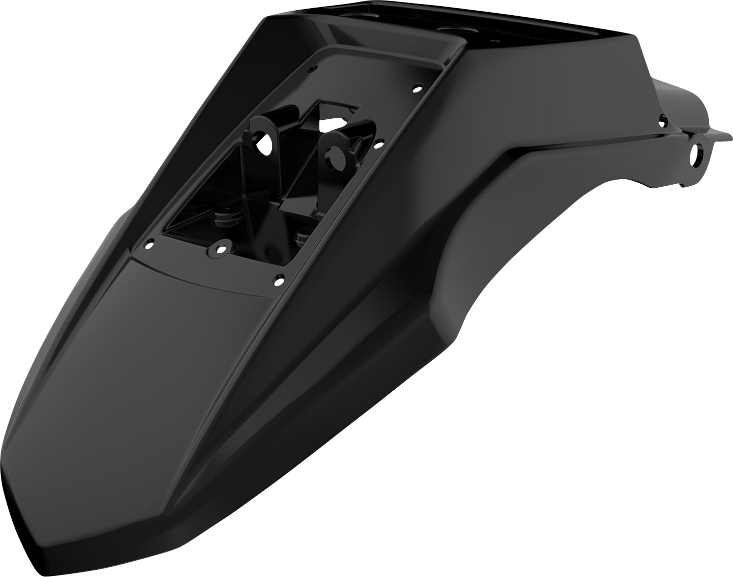POLISPORT Fender - Rear - Black - Kawasaki - KLR 8554900001