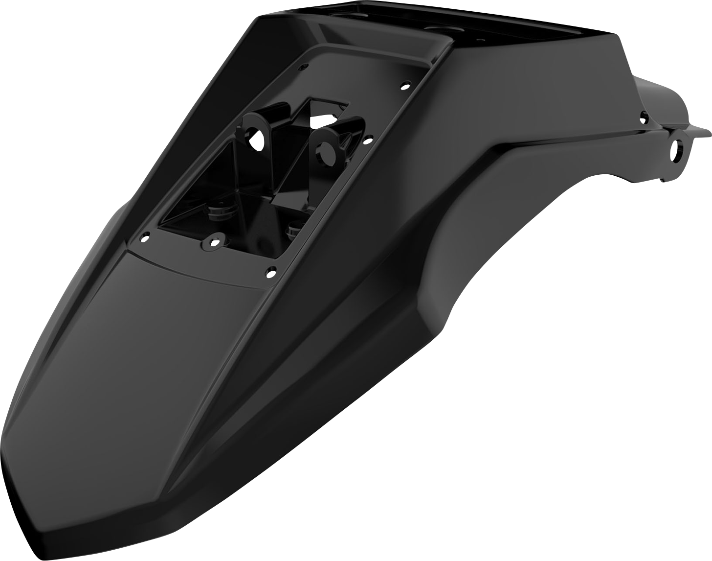 POLISPORT Fender - Rear - Black - Kawasaki - KLR 8554900001
