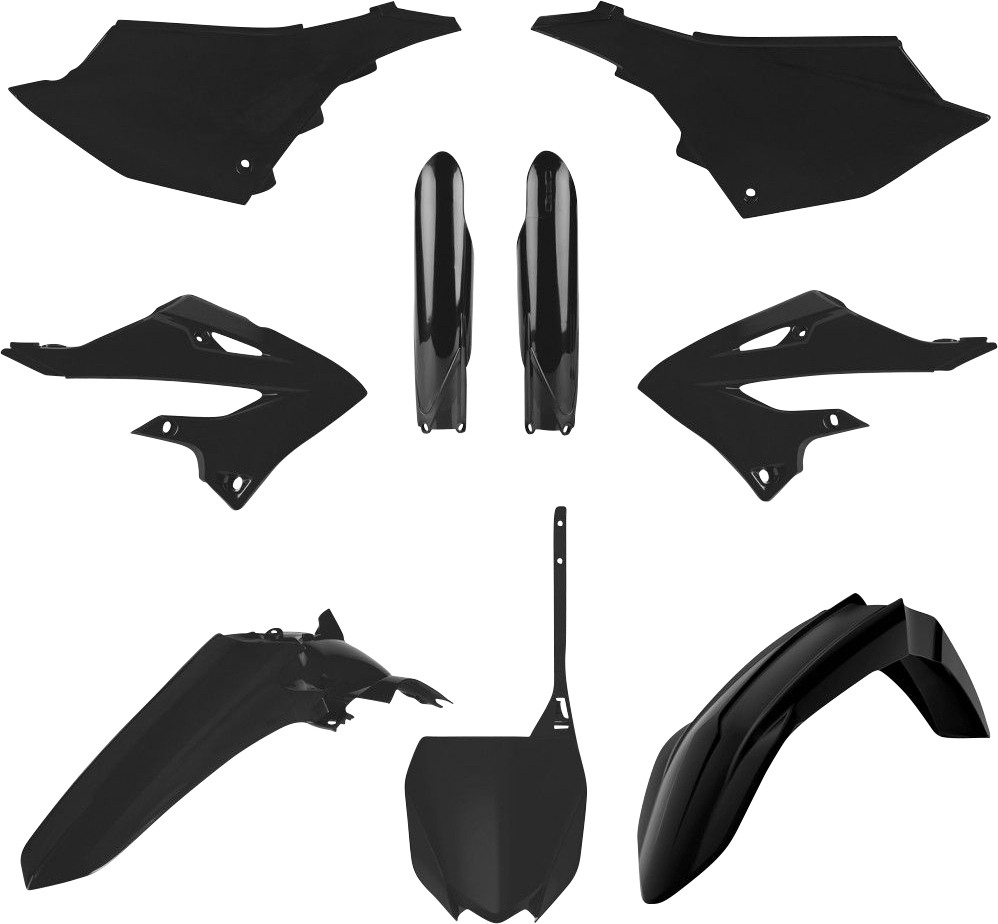 POLISPORT Complete Body Kit - Black - YZ 125/250 - 125/250 X 91129