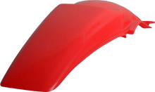 POLISPORT Fender - Rear - OEM Fluorescent Red - Honda - CR 8593000003