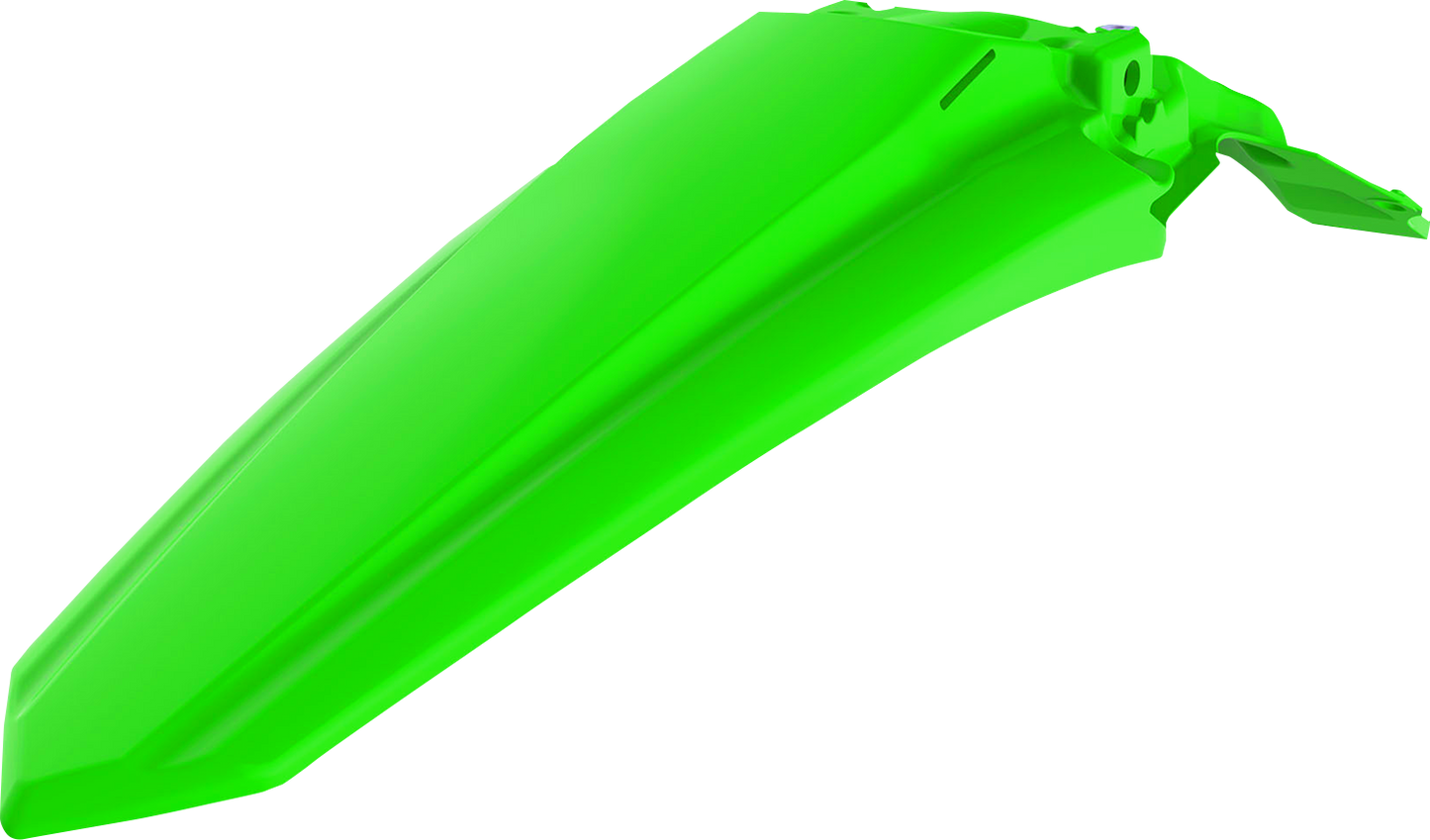 POLISPORT Fender - Rear - Lime Green - Kawasaki - KX 8596100005