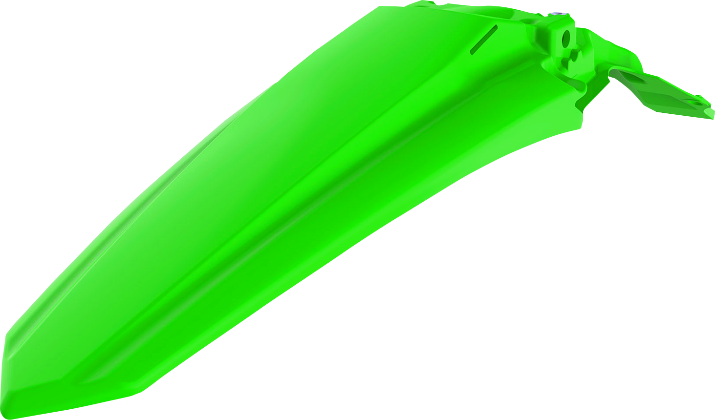POLISPORT Fender - Rear - Lime Green - Kawasaki - KX 8596100005