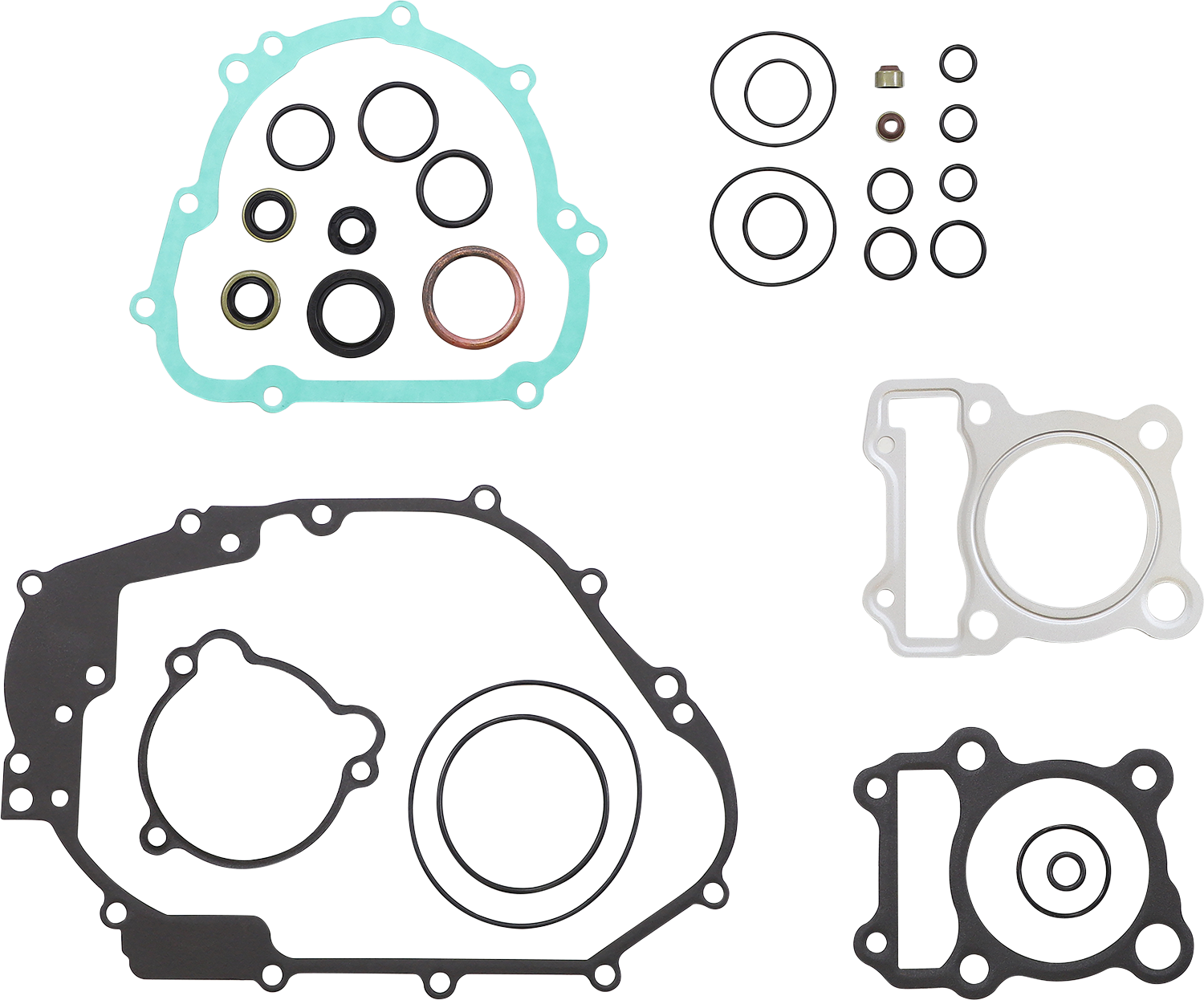 MOOSE OFFROAD Complete Gasket Set with Oil Seals - Kawasaki 8110047mse