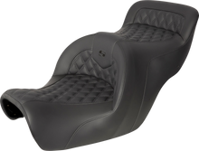 SADDLEMEN Roadsofa™ Seat - without Backrest - Lattice Stitch - Black - GL1500 '88-'00 H88-07-182