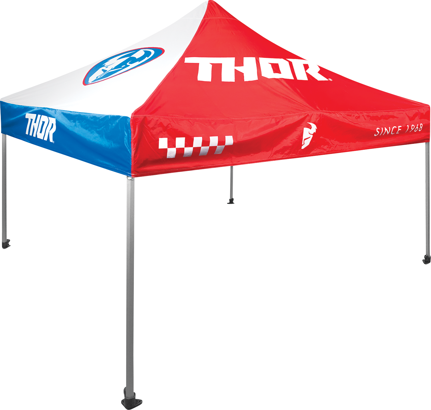 THOR Collapsible Canopy - 10' x 10' - Red/White/Blue 4030-0066