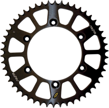 SUNSTAR SPROCKETS Rear Sprocket - 51 Tooth - Honda/Yamaha - Works/Black 5-359251BK