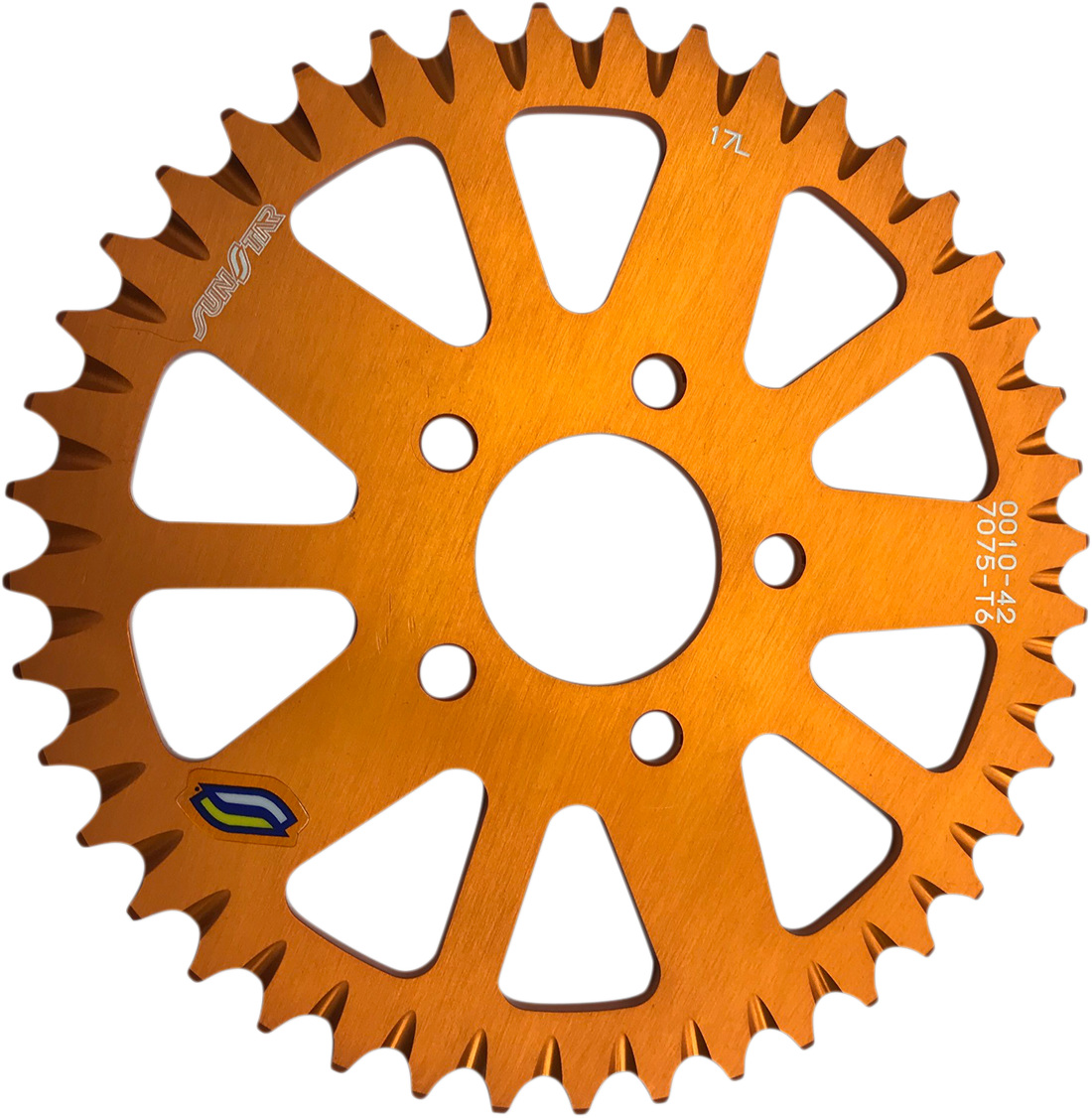 SUNSTAR SPROCKETS Rear Sprocket - 42 Tooth - KTM - Works/Orange 5-001042OR