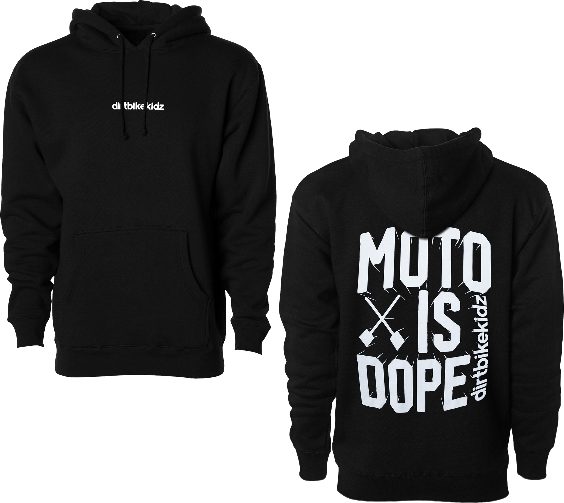 Moto Is Dope Hoodie Black 2x