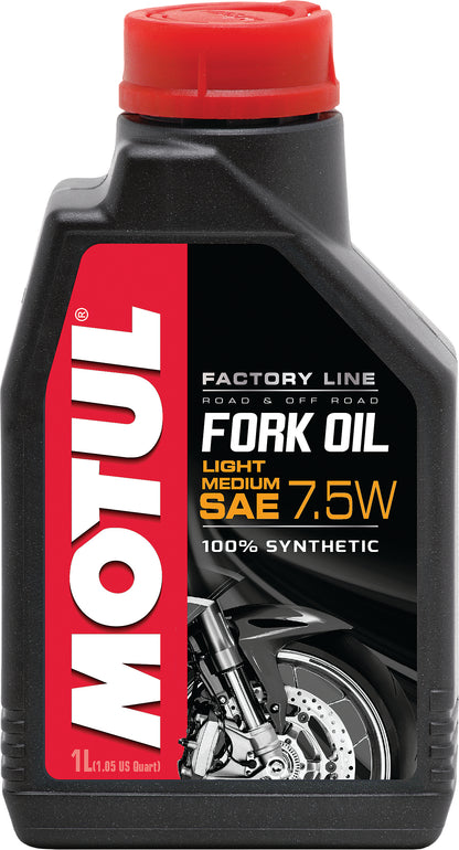 Factory Line Fork Oil 7.5w 1l 12/Case