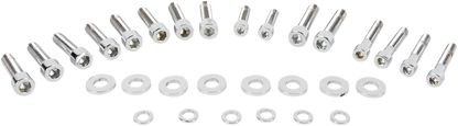 GARDNER-WESTCOTT Bolt Kit - Transmission Side Cover - Socket-Head - Chrome P-10-12-07
