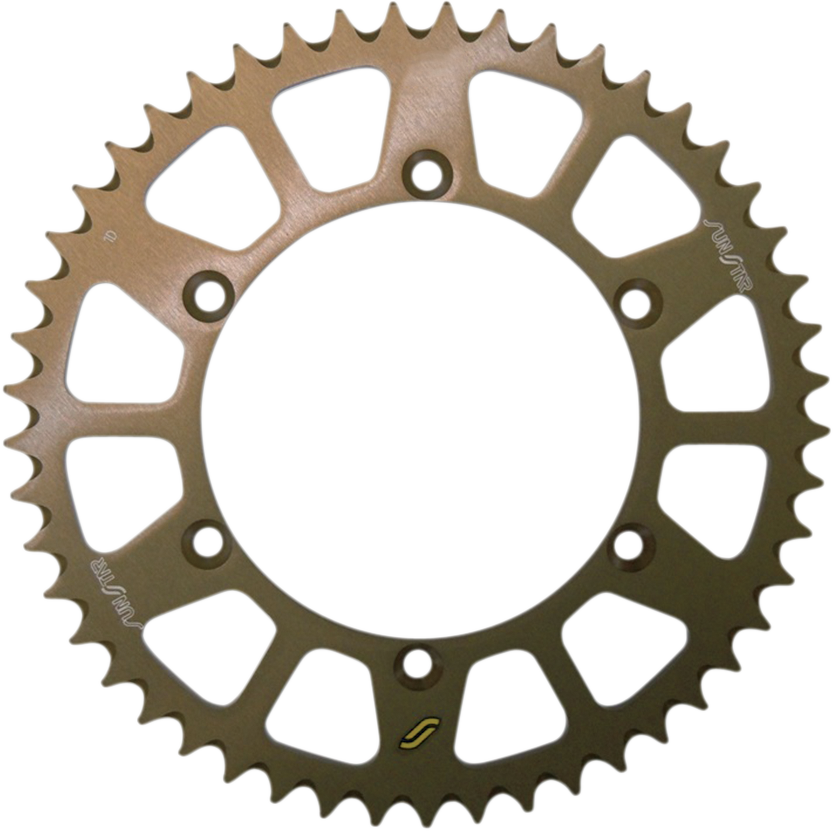 SUNSTAR SPROCKETS Rear Sprocket - 50 Tooth - Kawasaki/Suzuki - Works/Gold 5-361950