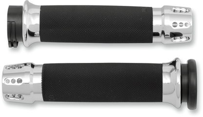 AVON GRIPS Gatlin Custom Grips - Chrome CC-85-CH-GAT