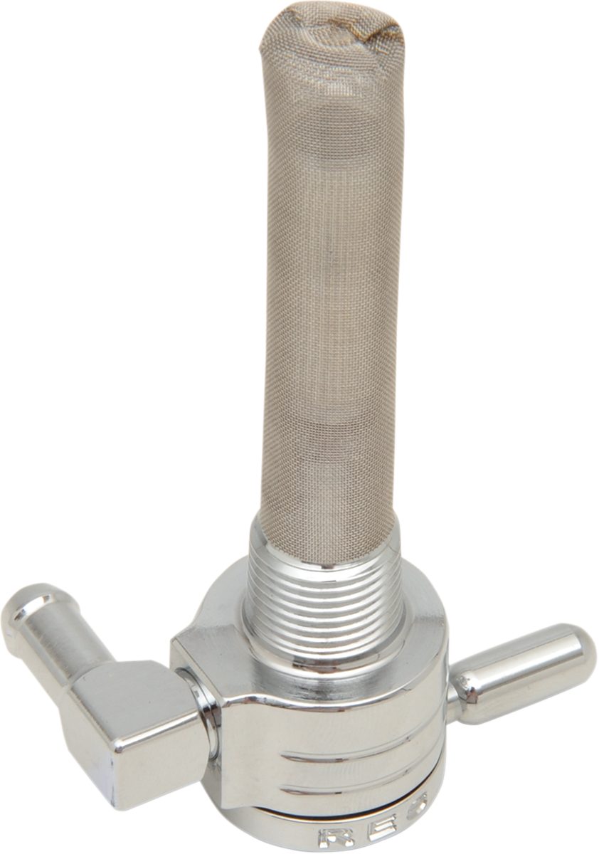 GOLAN PRODUCTS "Click-Slick" Fuel Petcock - Backward - Chrome - 3/8" NPT 75-516B-CS