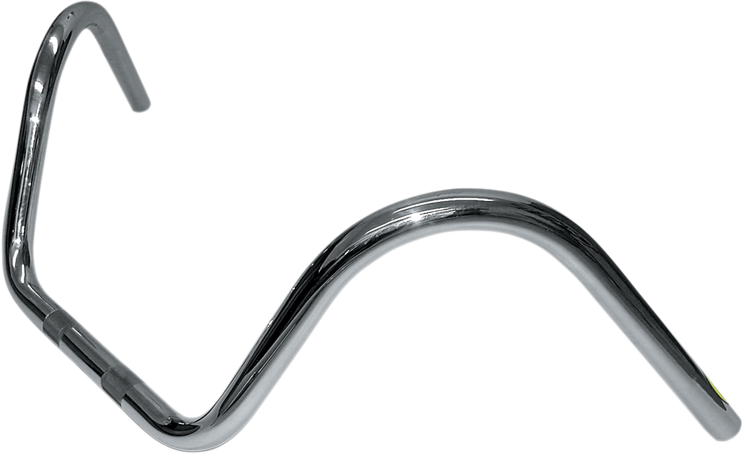 FLANDERS 1" Metric Cruiser Handlebar - Buckhorn - Chrome 650-08683