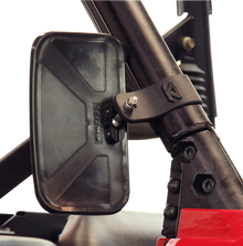 SEIZMIK Mirror - Basic - Side View - Rectangle - Black - Polaris Pro Fit/Can Am Profiled ROPS 56-18084