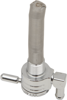 GOLAN PRODUCTS "Click-Slick" Fuel Petcock - Downward - Chrome - 3/8" NPT 75-516D-CS