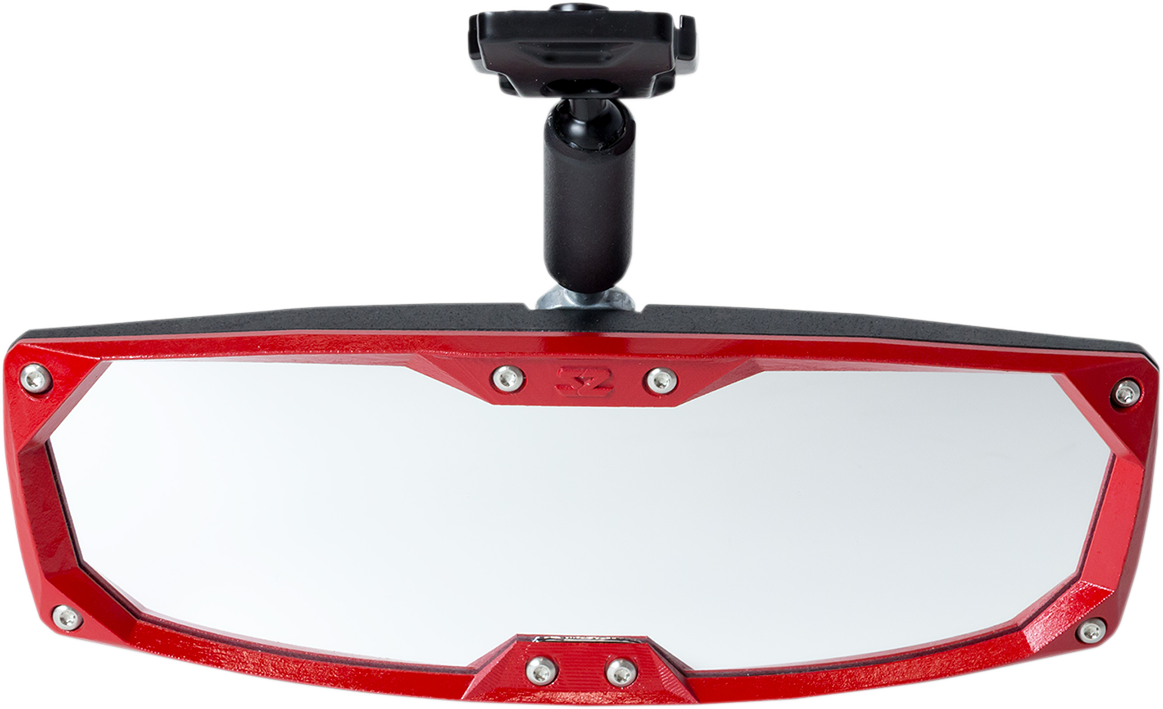 SEIZMIK Mirror - Halo R - Rear View - Rectangle - Black w/Black Bezel - 1.875"/2" ROPS 56-18057