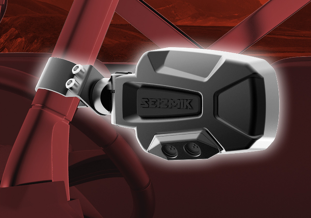 SEIZMIK Mirrors - Pursuit Night Vision - Side View - Rectangle - Black - Pro Fit/Profiled ROPS - Pair 56-18088KIT