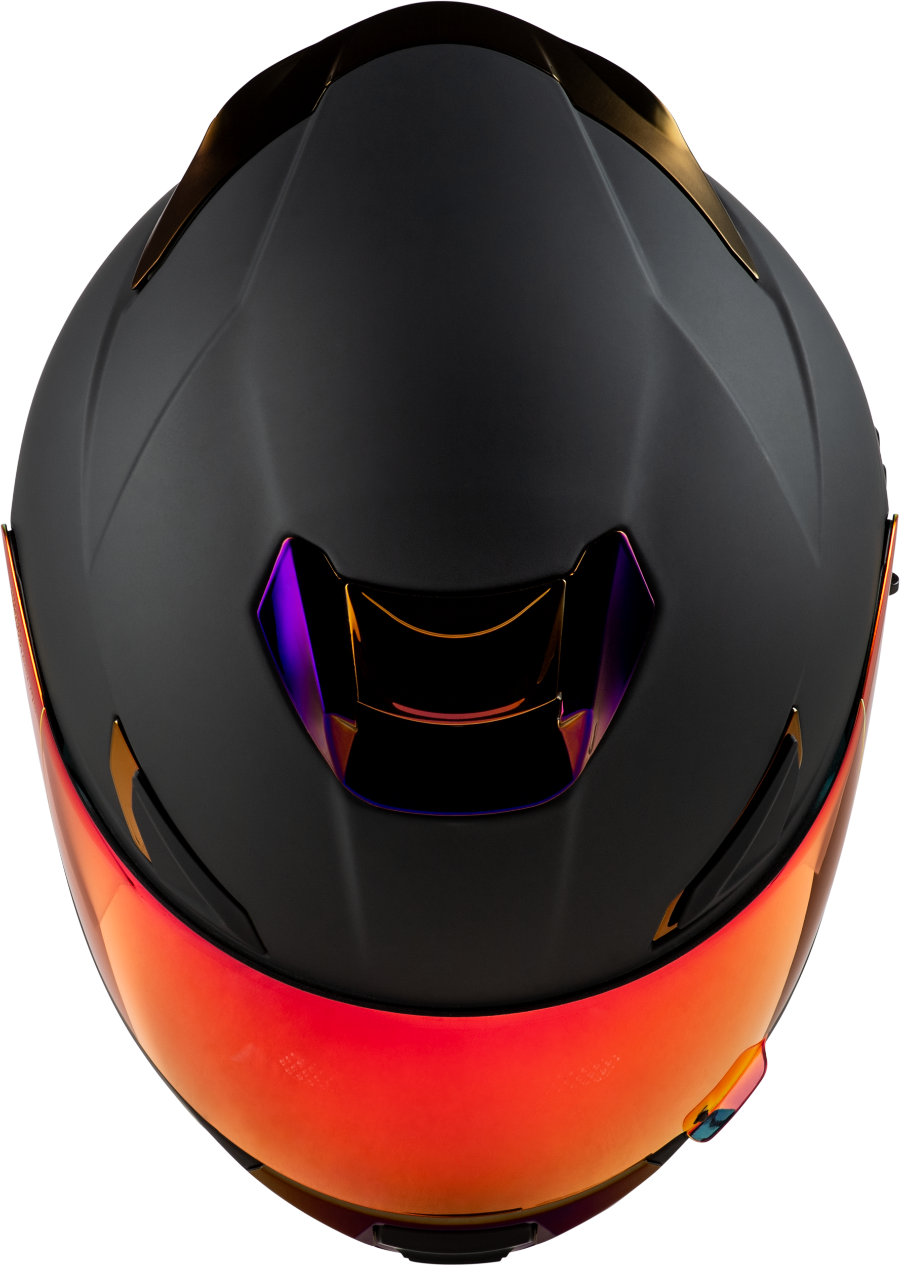 Sentinel Recon Helmet Matte Black/Purple Chrome Lg