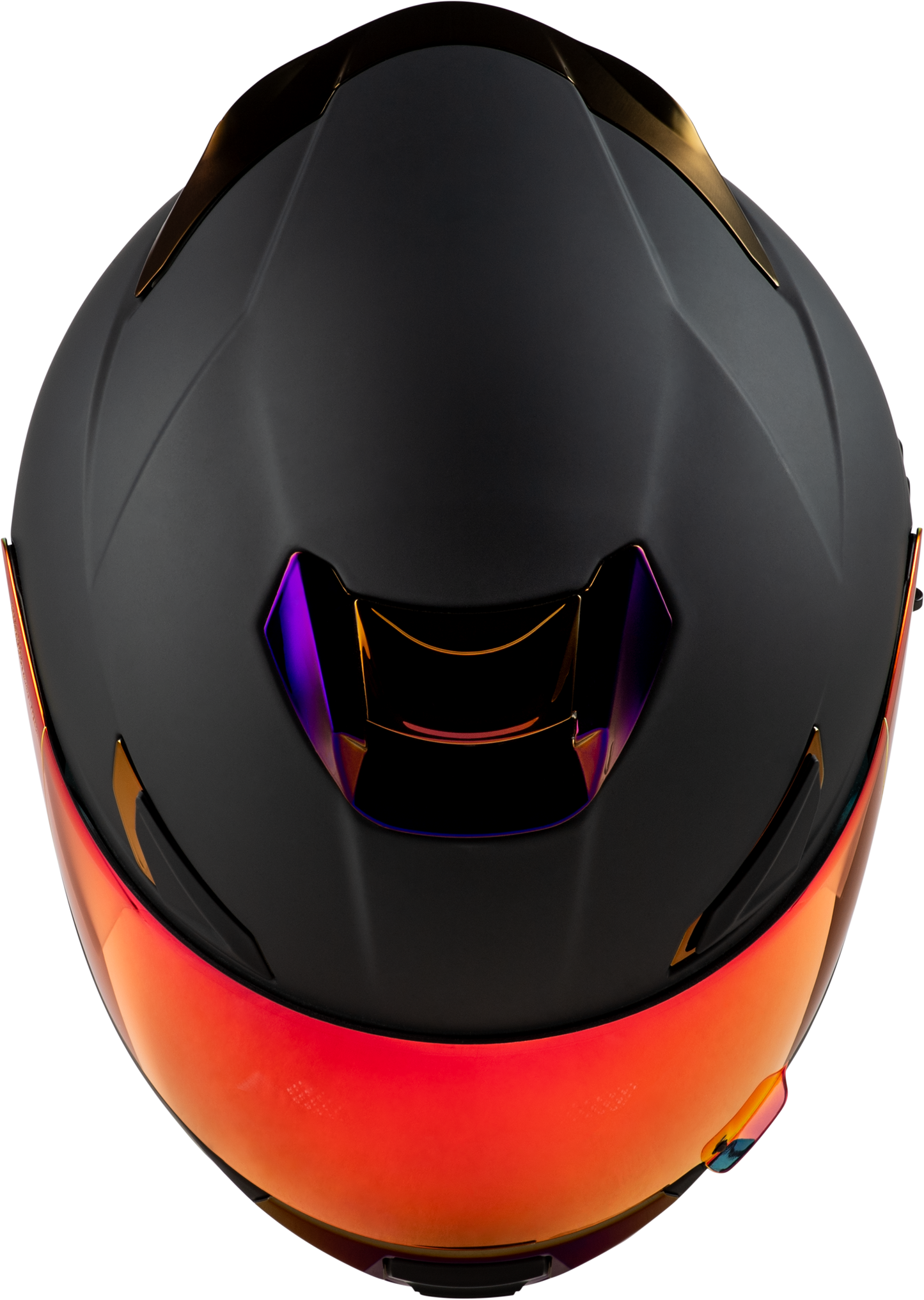 Sentinel Recon Helmet Matte Black/Purple Chrome Sm