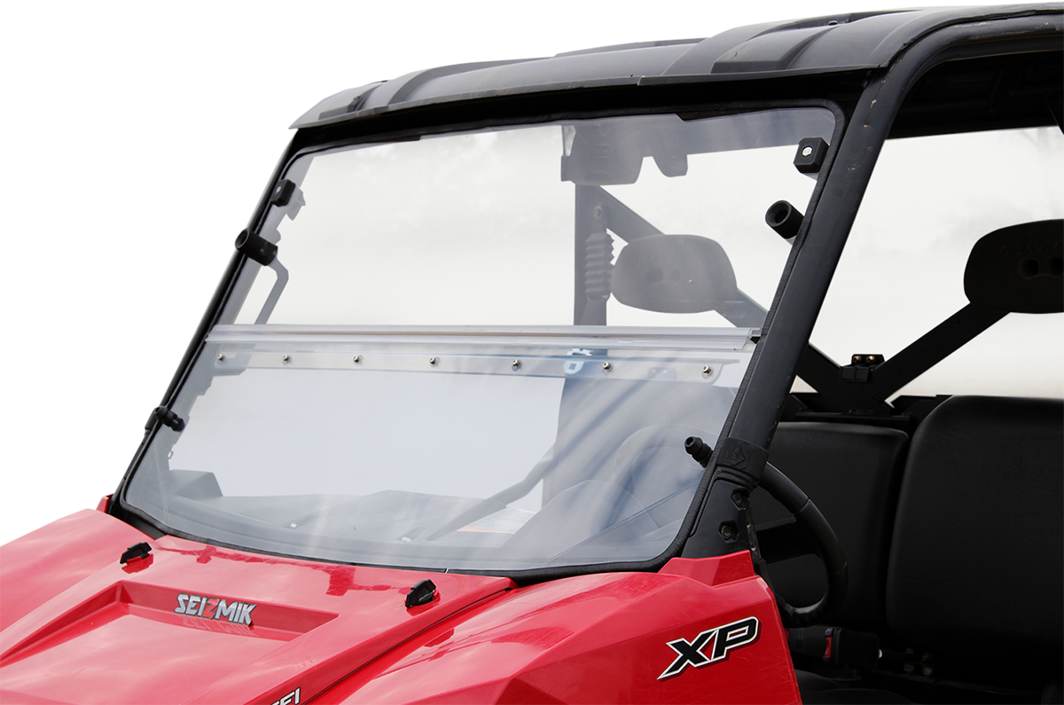 SEIZMIK Folding Windshield - Hard Coated Polycarbonate - Ranger 50-25003KIT