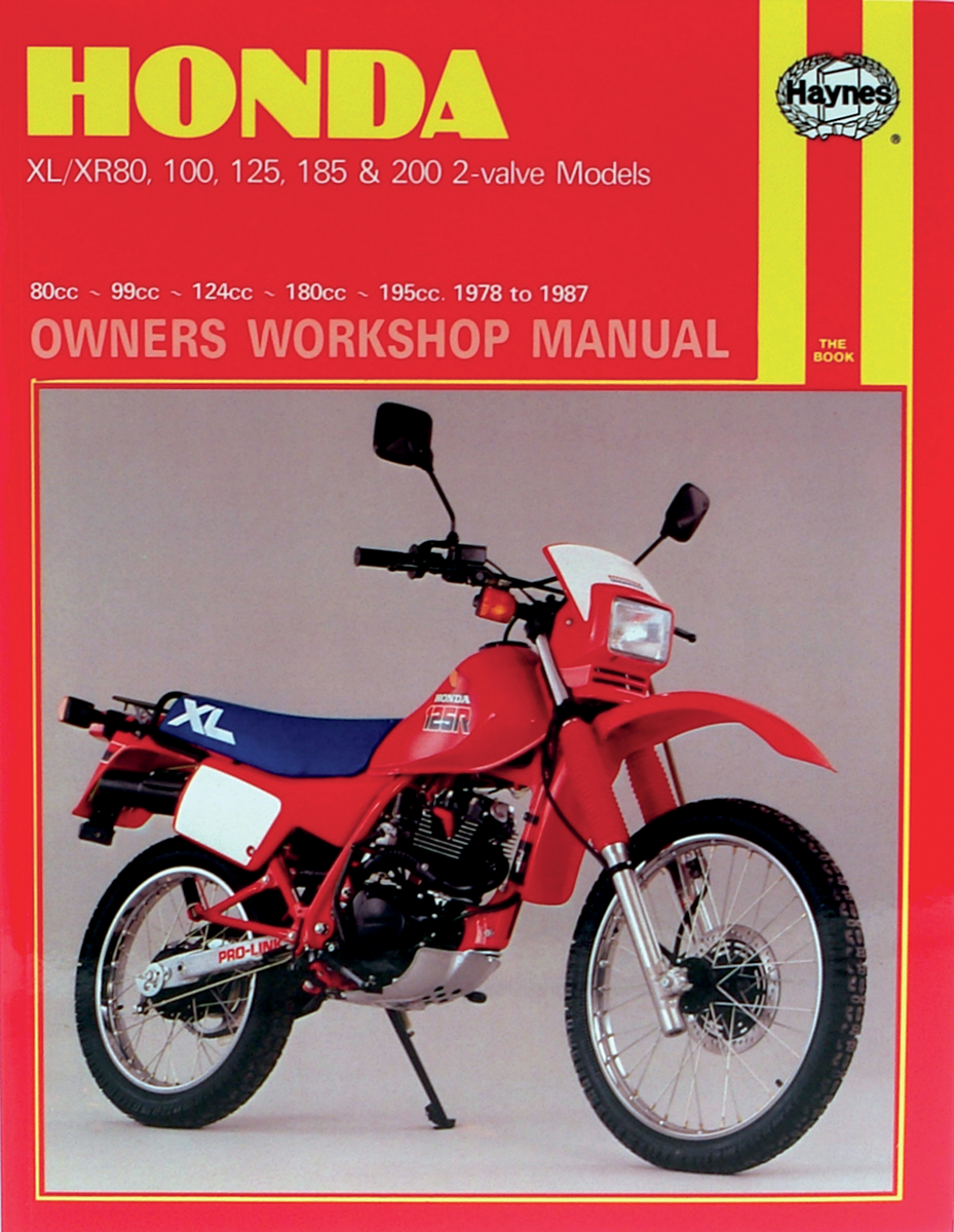 HAYNES Manual - Honda - XL / XR M566