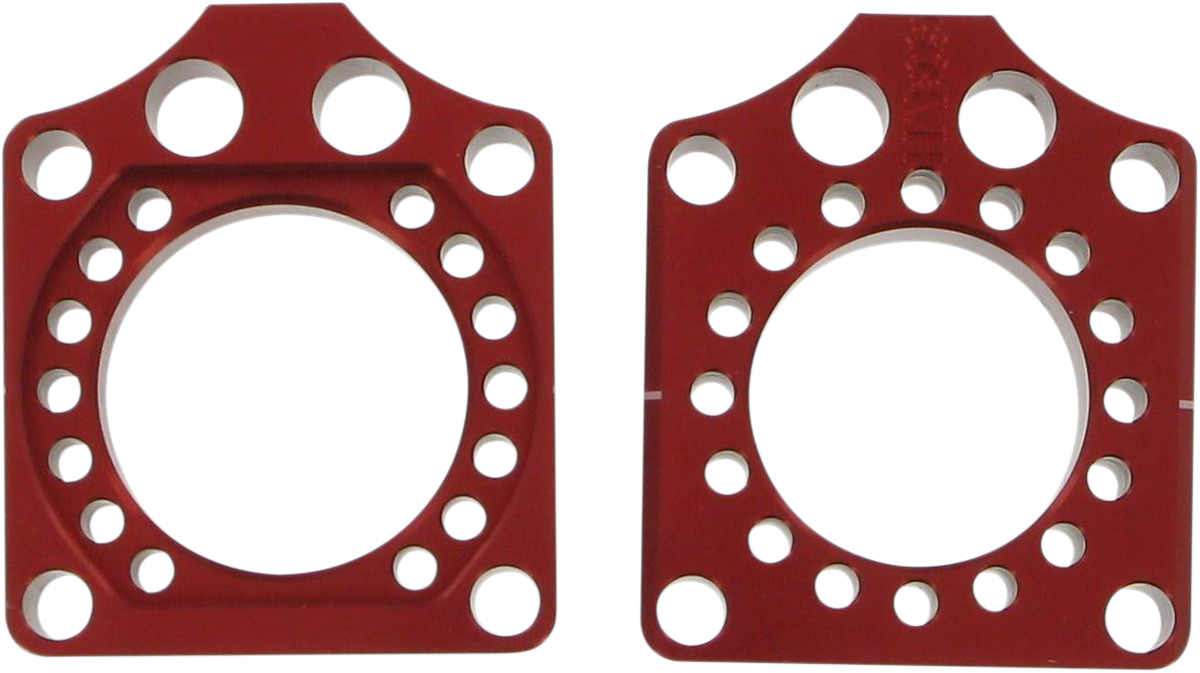 PRO CIRCUIT Axle Blocks - Red - Honda HAB09