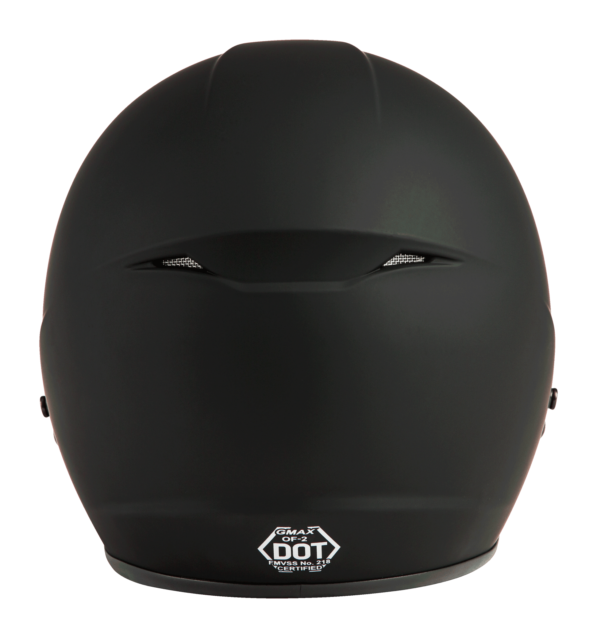 Of 2 Open Face Helmet Matte Black Sm