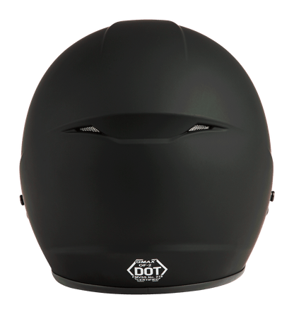 Of 2 Open Face Helmet Matte Black Xl