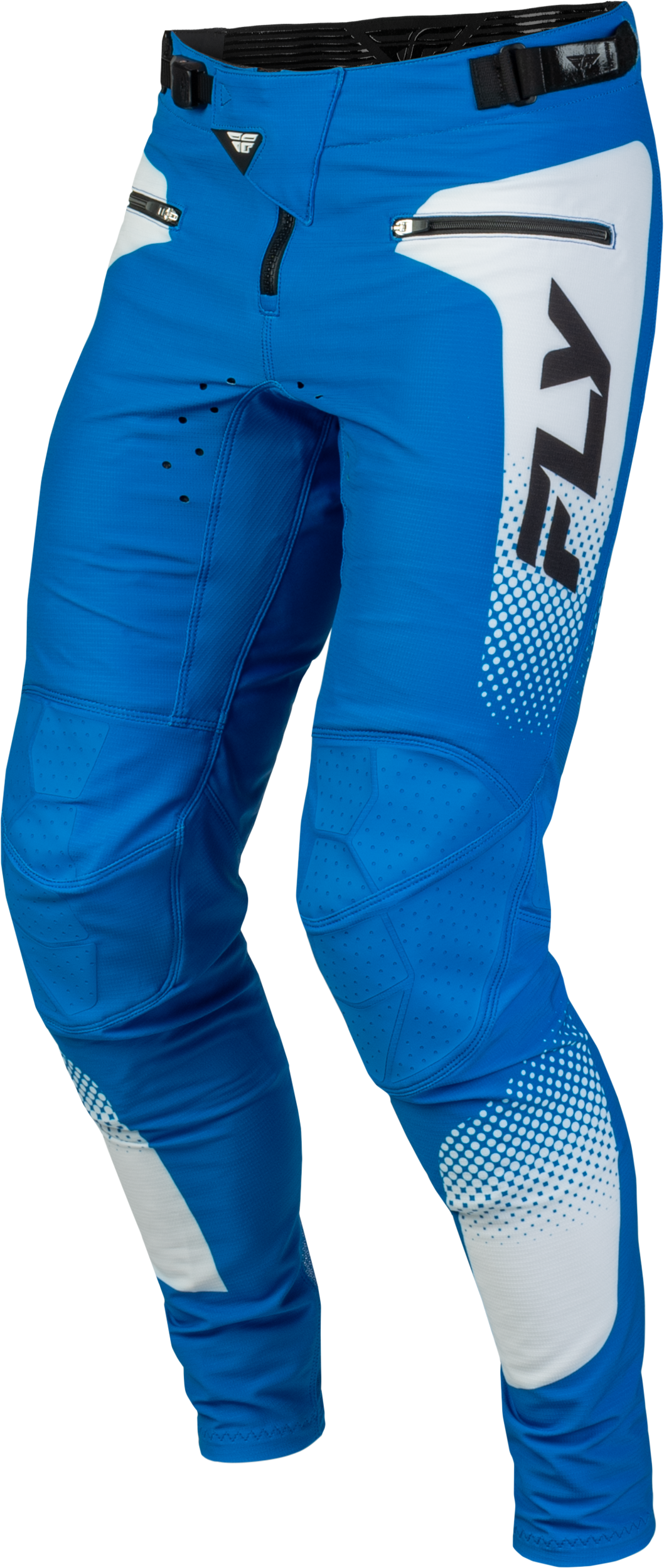 Yth Rayce Sonar Bicycle Pants Blue/White/Black Sz 24
