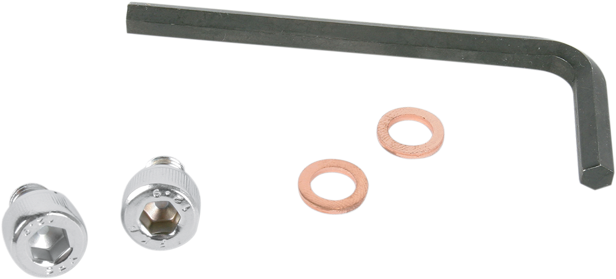 GARDNER-WESTCOTT Drain Plug - Fork - Allen Head - Chrome - 41 mm C-74-45