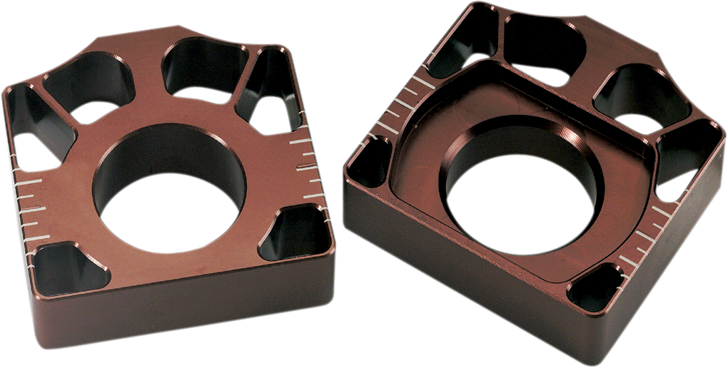 PRO CIRCUIT Axle Blocks - Red - Honda HAB00
