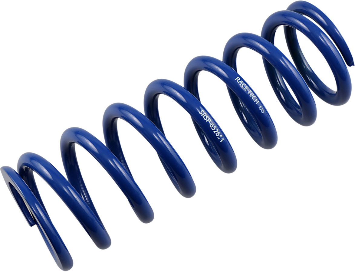 RACE TECH Shock Spring - Rear - Blue - Race Series - Spring Rate 300 lb/in SRSP 652654