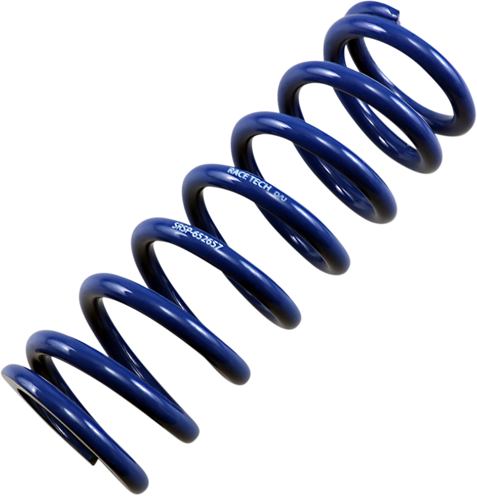RACE TECH Shock Spring - Rear - Blue - Race Series - Spring Rate 319.19 lb/in SRSP 652657