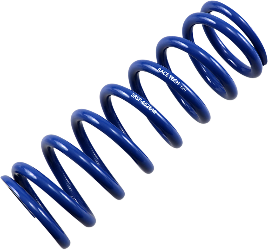 RACE TECH Shock Spring - Rear - Blue - Race Series - Spring Rate 269 lb/in SRSP 652648