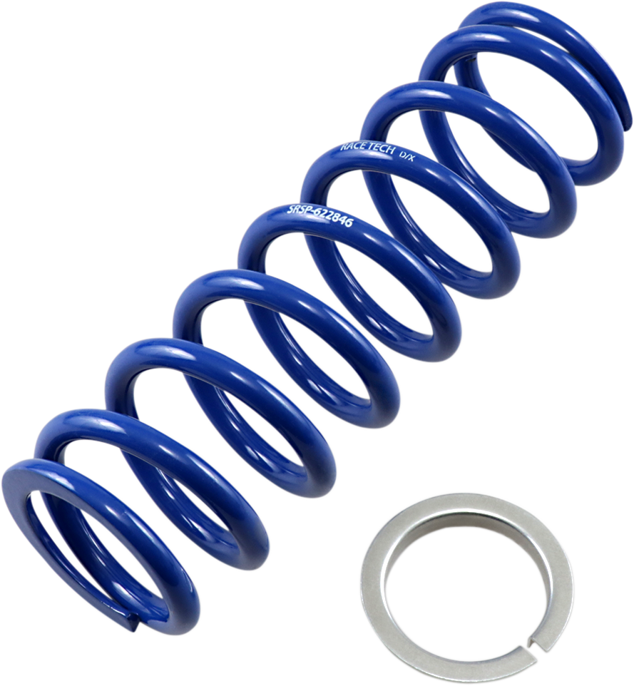 RACE TECH Shock Spring - Front/Rear - Blue - Sport Series - Spring Rate 258 lb/in SRSP 622846